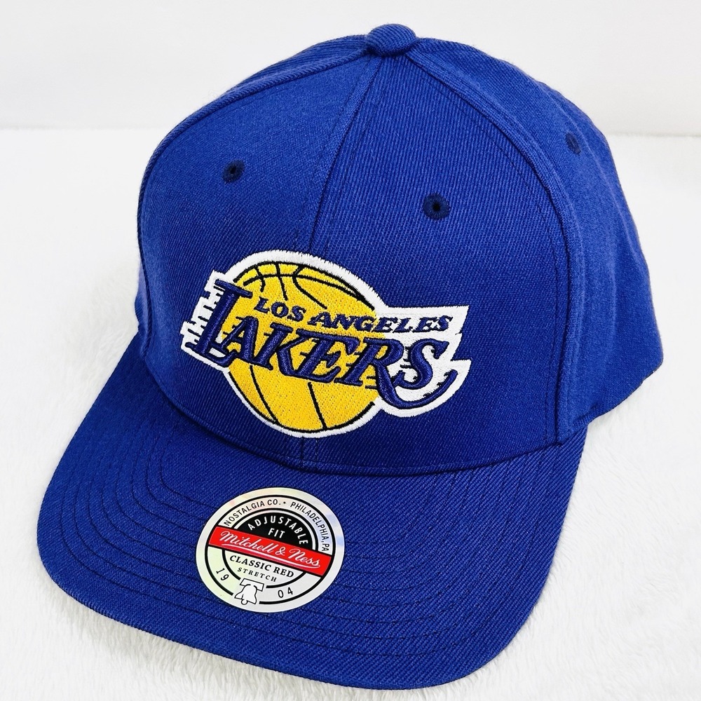Los Angeles Lakers Mitchell & Ness Team Logo Hat Cap Snapback Adjustable NBA